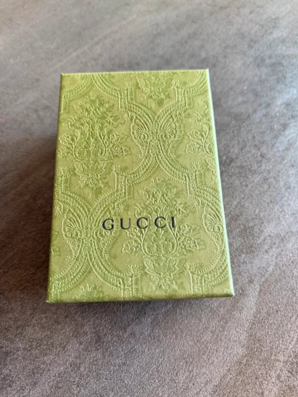 Embossed Green Decorative Storage Box